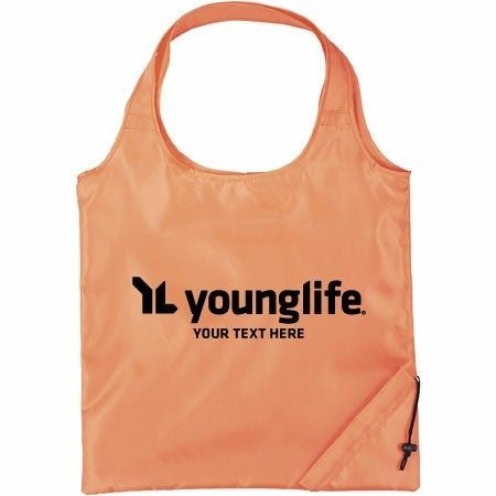 Custom Bungalow Foldaway Shopper Tote