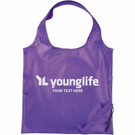 Custom Bungalow Foldaway Shopper Tote