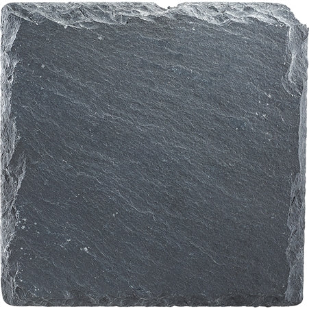 Custom Black Slate Coaster Set