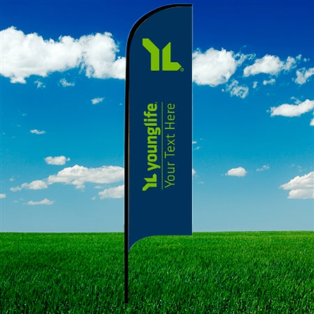 Drapeau promotionnel personnalisé de 8 pieds