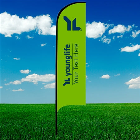 Drapeau promotionnel personnalisé de 8 pieds