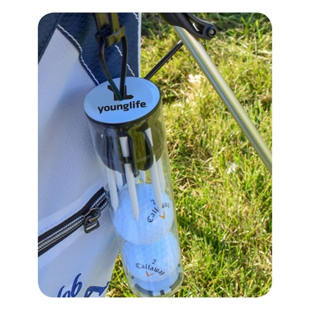 Custom CaddyCap Tube with Poker Chip Ball Marker