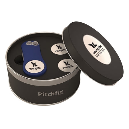 Custom Pitchfix Original 2.0 Tin with Ball Markers