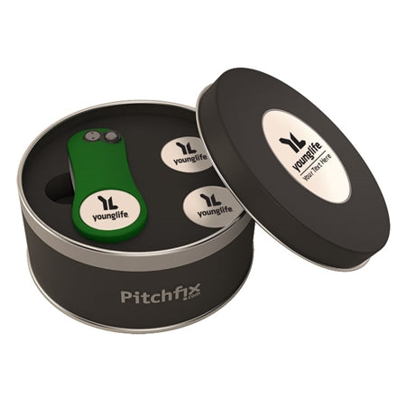 Custom Pitchfix Original 2.0 Tin with Ball Markers