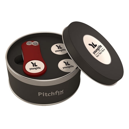 Custom Pitchfix Original 2.0 Tin with Ball Markers