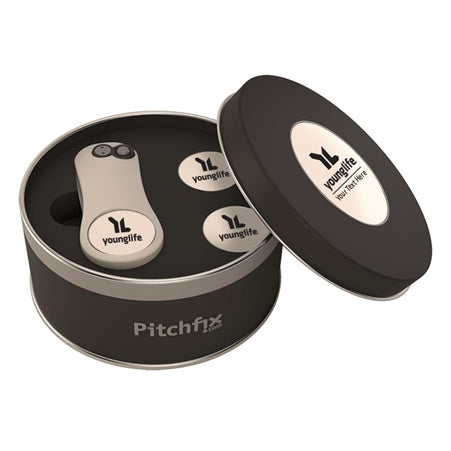 Custom Pitchfix Original 2.0 Tin with Ball Markers