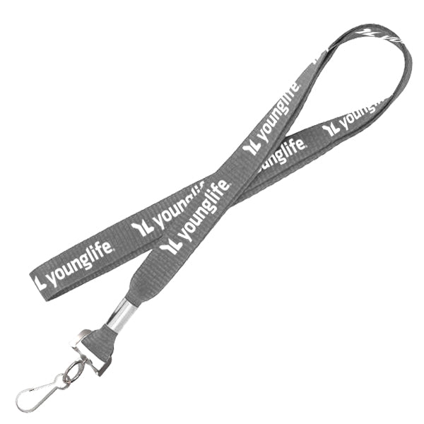 1/2 Inch Lanyard with Keychain Hook