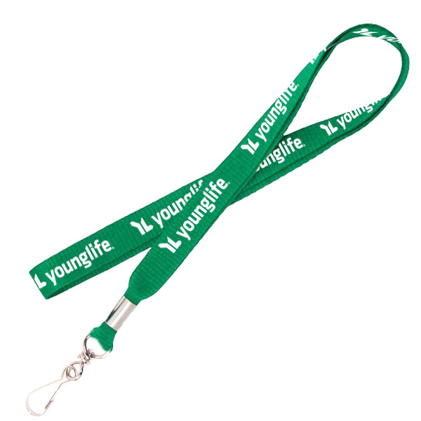 1/2 Inch Lanyard with Keychain Hook