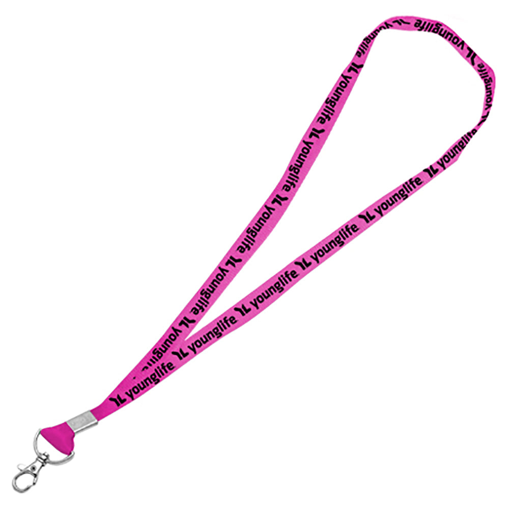 1/2 Inch Lanyard with Keychain Hook