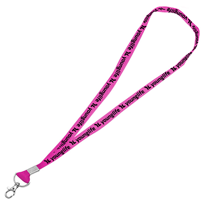 1/2 Inch Lanyard with Keychain Hook
