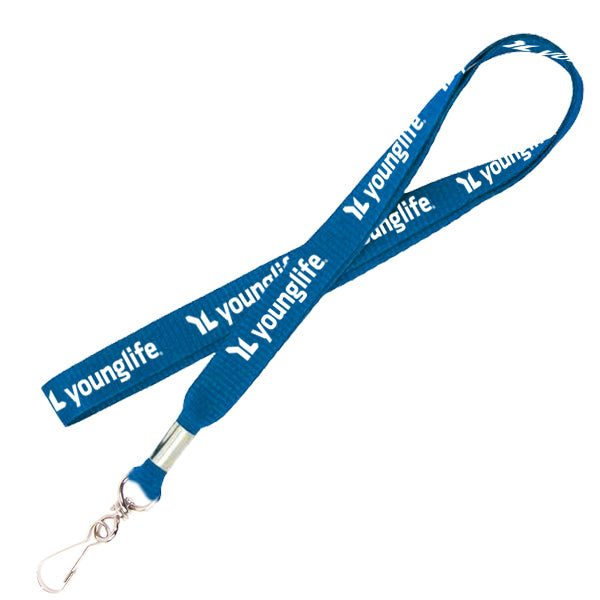 1/2 Inch Lanyard with Keychain Hook