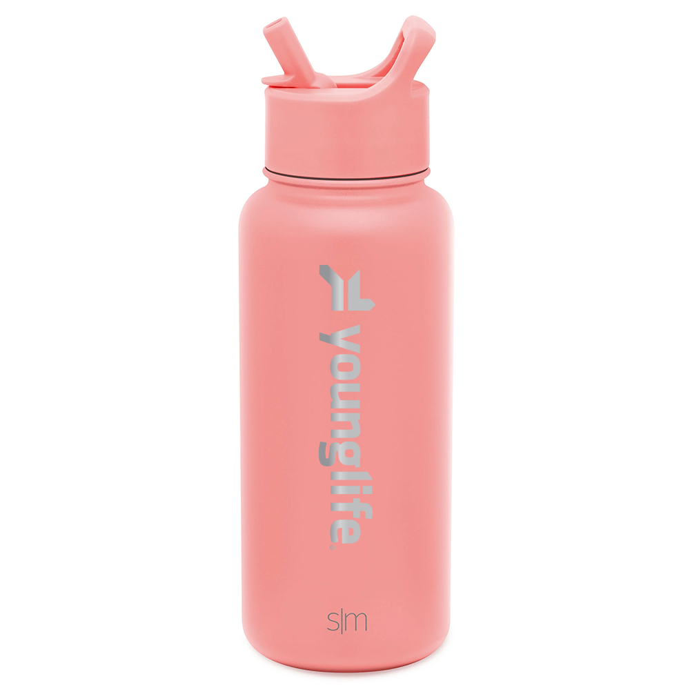Simple Modern 22 oz Summit Young Life Committee Water Bottle Blue Lid -  Swedemom