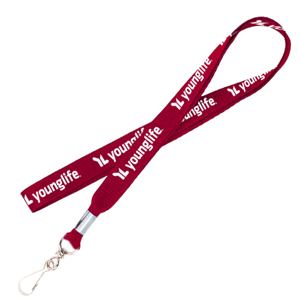 1/2 Inch Lanyard with Keychain Hook