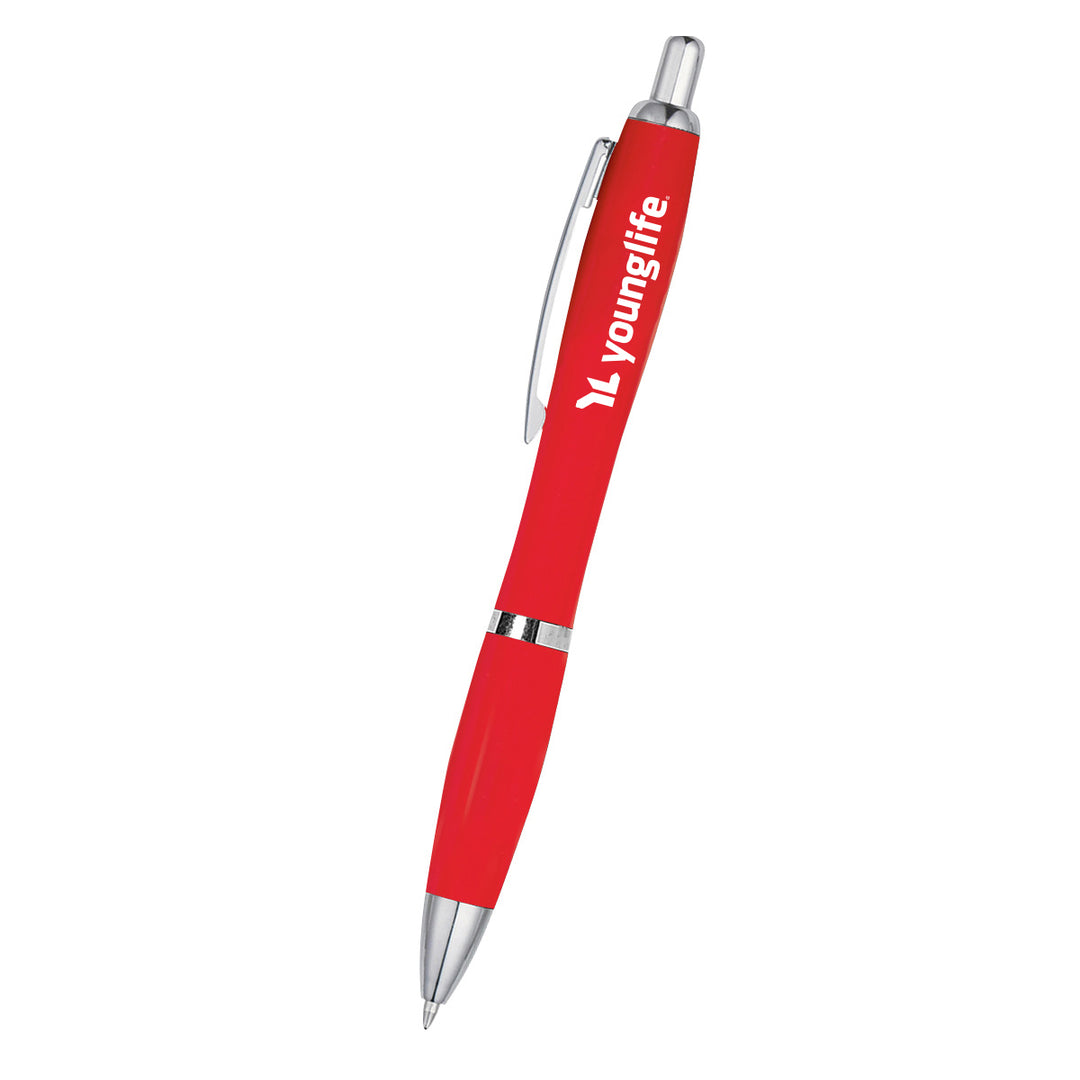 Custom Satin Pen With Antimicrobial Additive