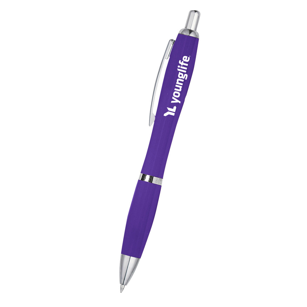 Custom Satin Pen With Antimicrobial Additive