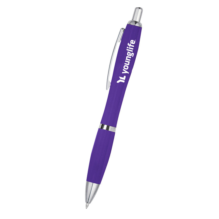 Custom Satin Pen With Antimicrobial Additive