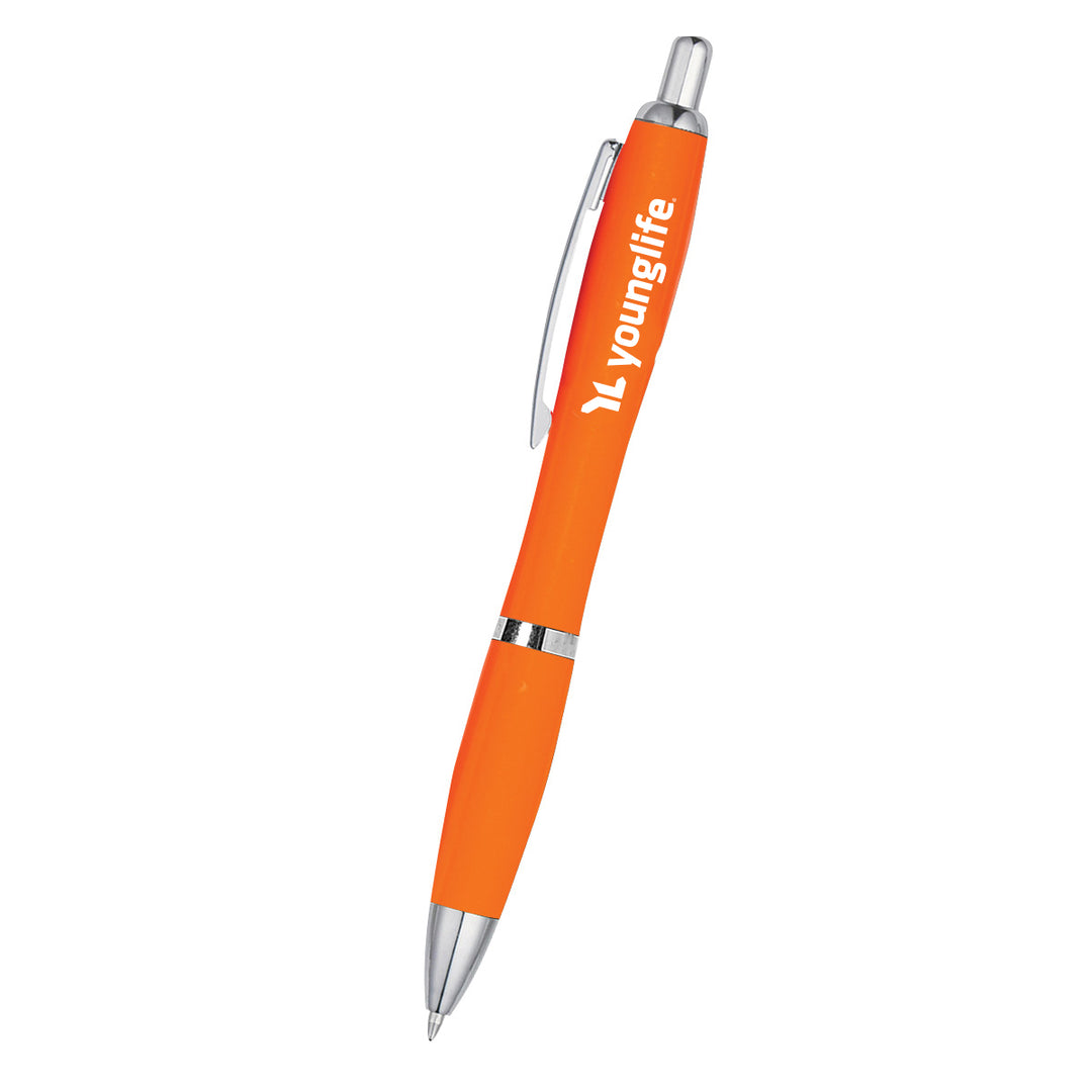 Custom Satin Pen With Antimicrobial Additive