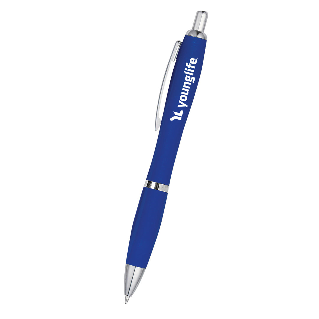 Custom Satin Pen With Antimicrobial Additive