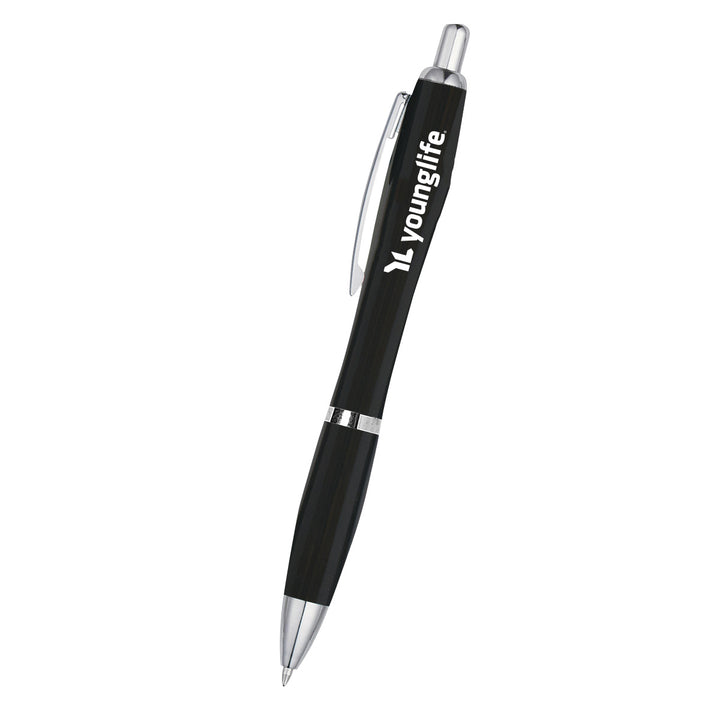 Custom Satin Pen With Antimicrobial Additive