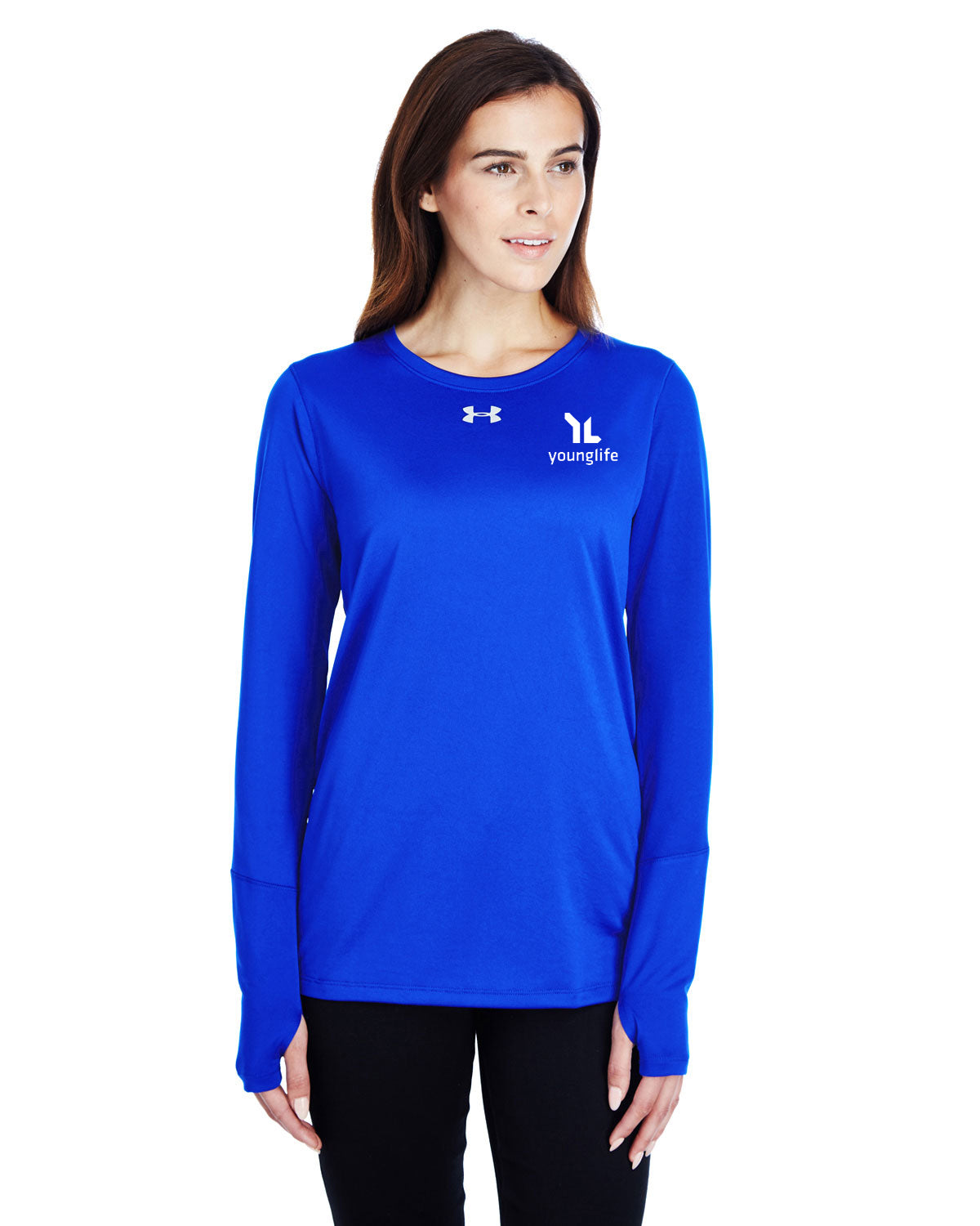 Under Armour Women s Long Sleeve Locker T Shirt 2.0 Young Life Store