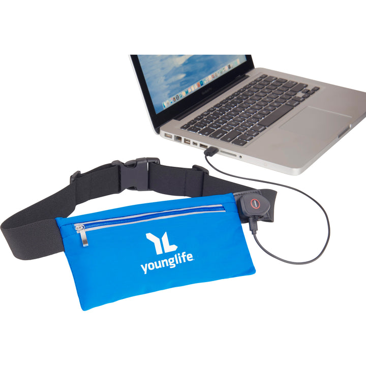 Custom Lumos Rechargeable Light Up Fitness Belt