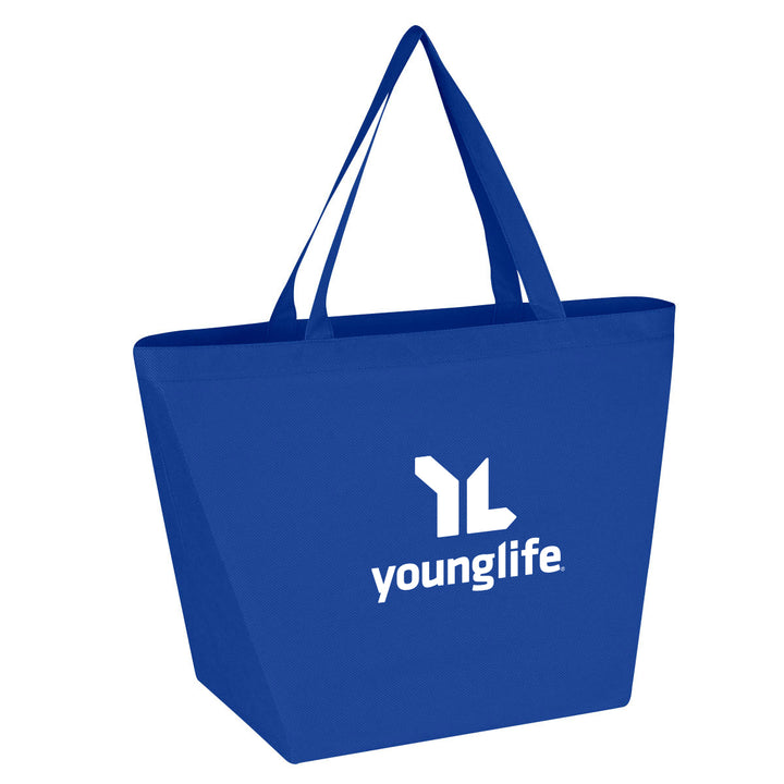 Custom Non-Woven Budget Shopper Tote Bag