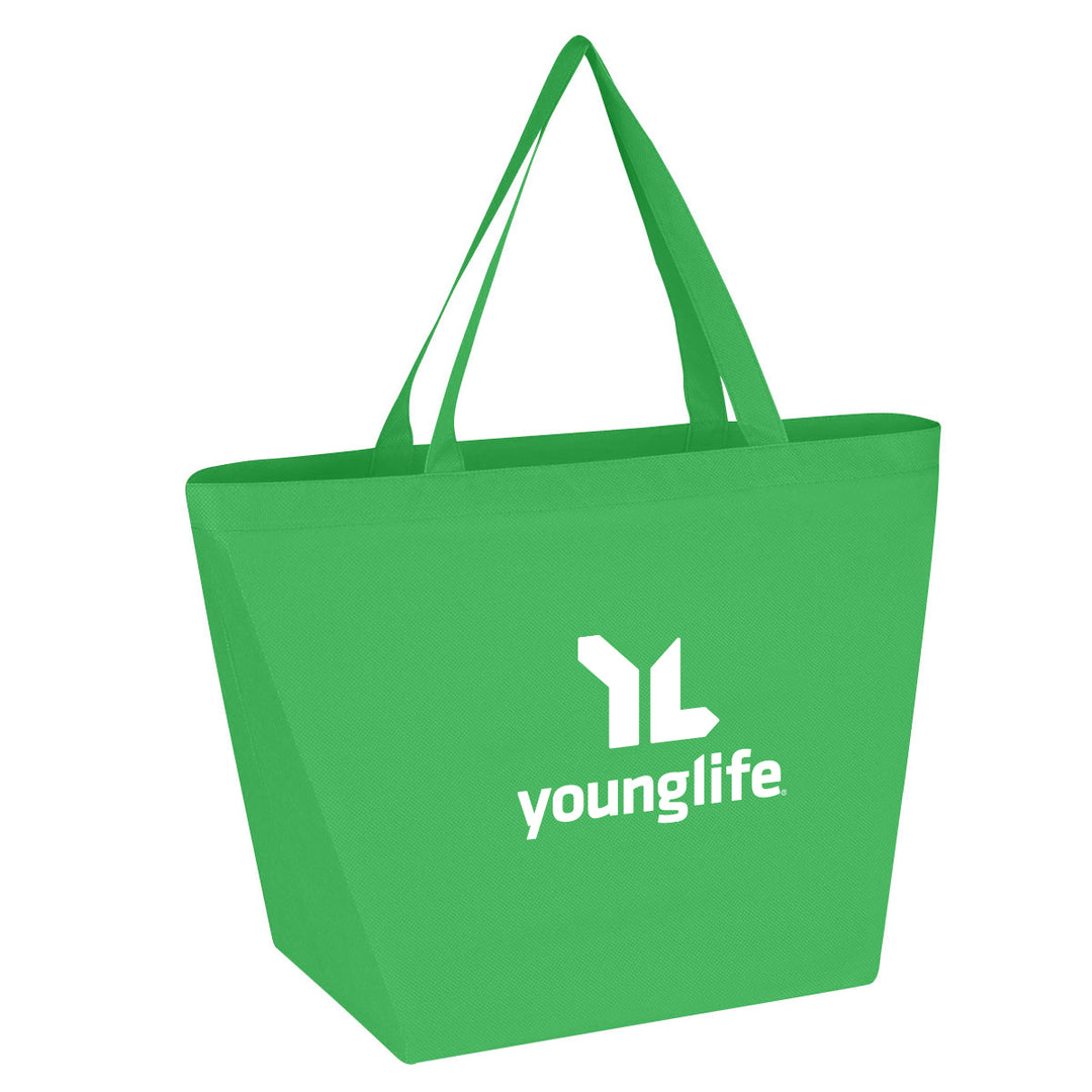 Custom Non-Woven Budget Shopper Tote Bag