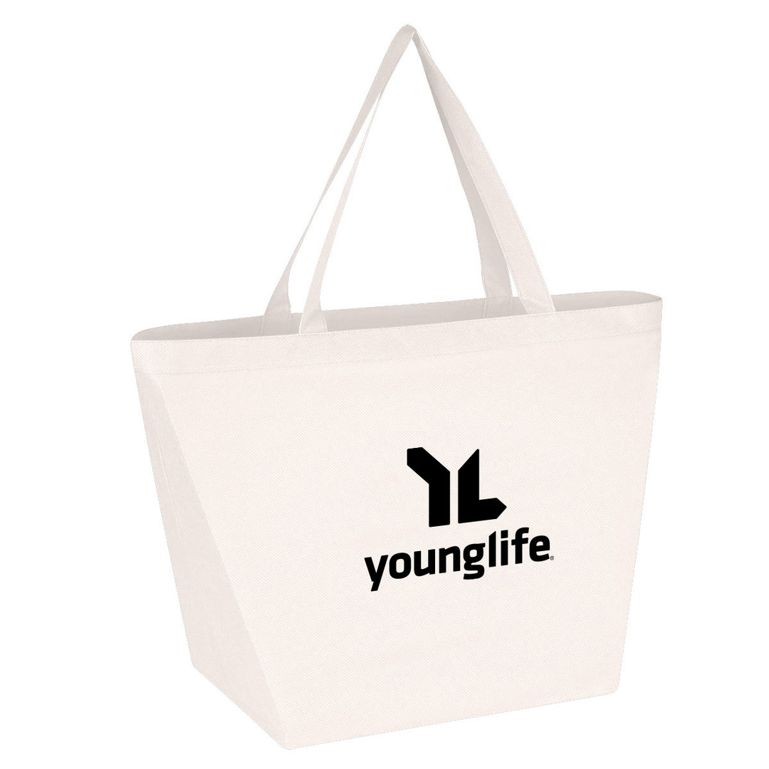 Custom Non-Woven Budget Shopper Tote Bag