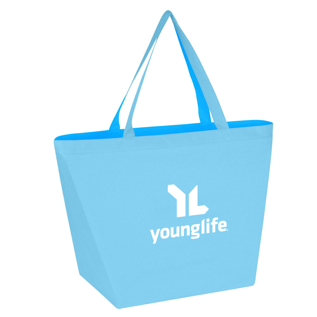 Custom Non-Woven Budget Shopper Tote Bag