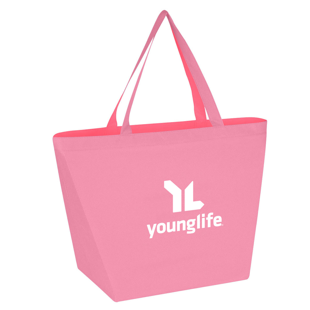 Custom Non-Woven Budget Shopper Tote Bag