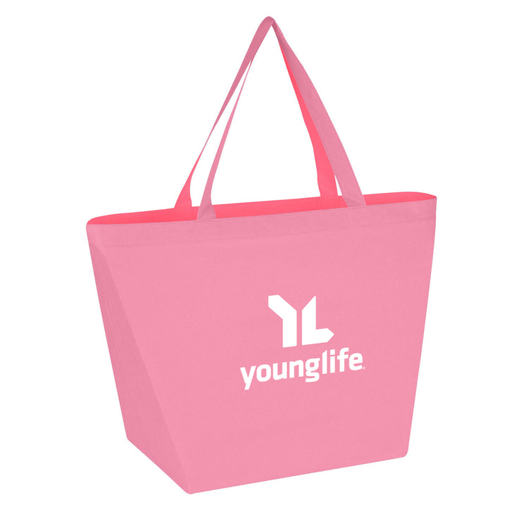 Custom Non-Woven Budget Shopper Tote Bag