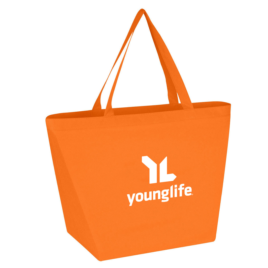 Custom Non-Woven Budget Shopper Tote Bag