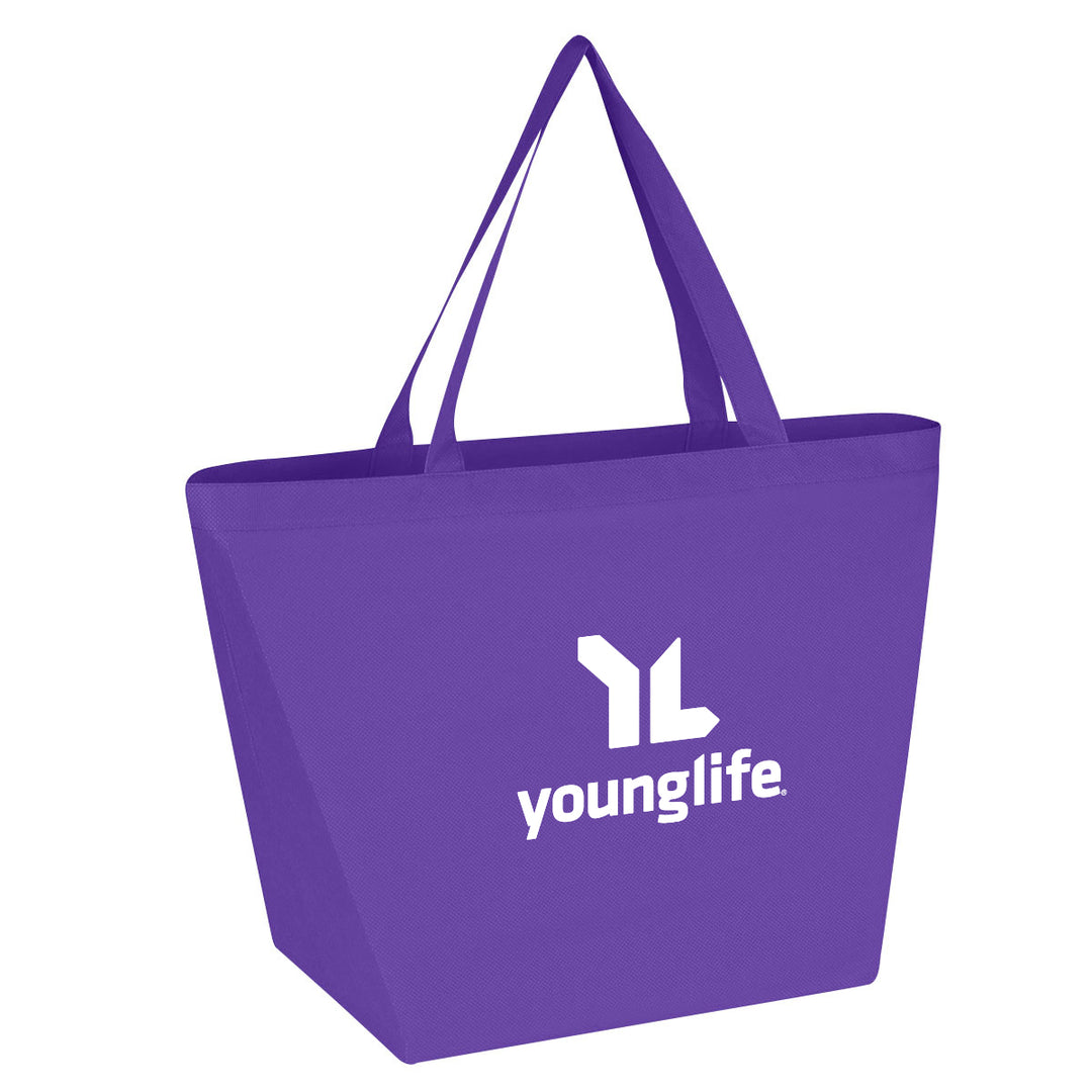 Custom Non-Woven Budget Shopper Tote Bag
