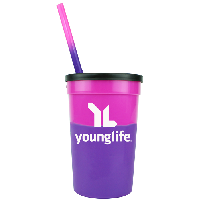 Custom Mood Stadium Cup/Straw/Lid Set