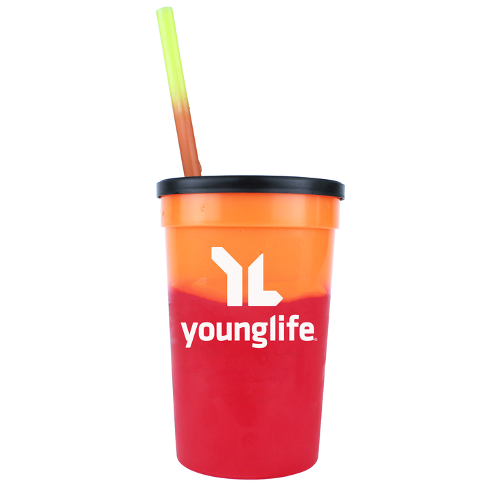 Custom Mood Stadium Cup/Straw/Lid Set