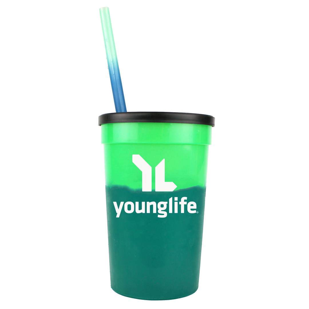 Custom Mood Stadium Cup/Straw/Lid Set