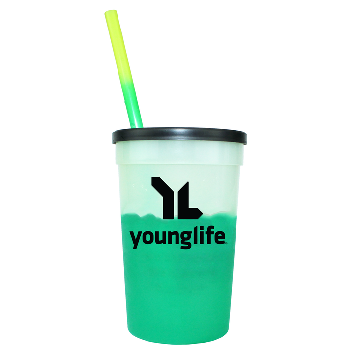 Custom Mood Stadium Cup/Straw/Lid Set