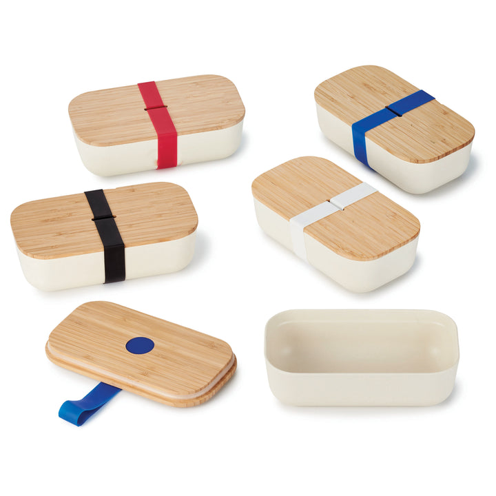 Custom Sandy Bamboo Food Storage Box