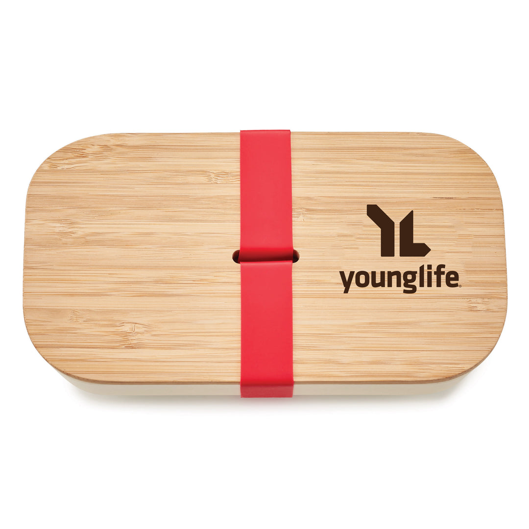 Custom Sandy Bamboo Food Storage Box