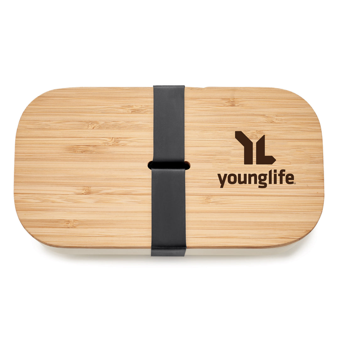 Custom Sandy Bamboo Food Storage Box