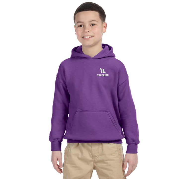 Gildan Youth Heavy Blend 50/50 Hooded Sweatshirt