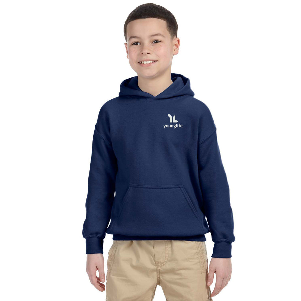 Gildan Youth Heavy Blend 50/50 Hooded Sweatshirt