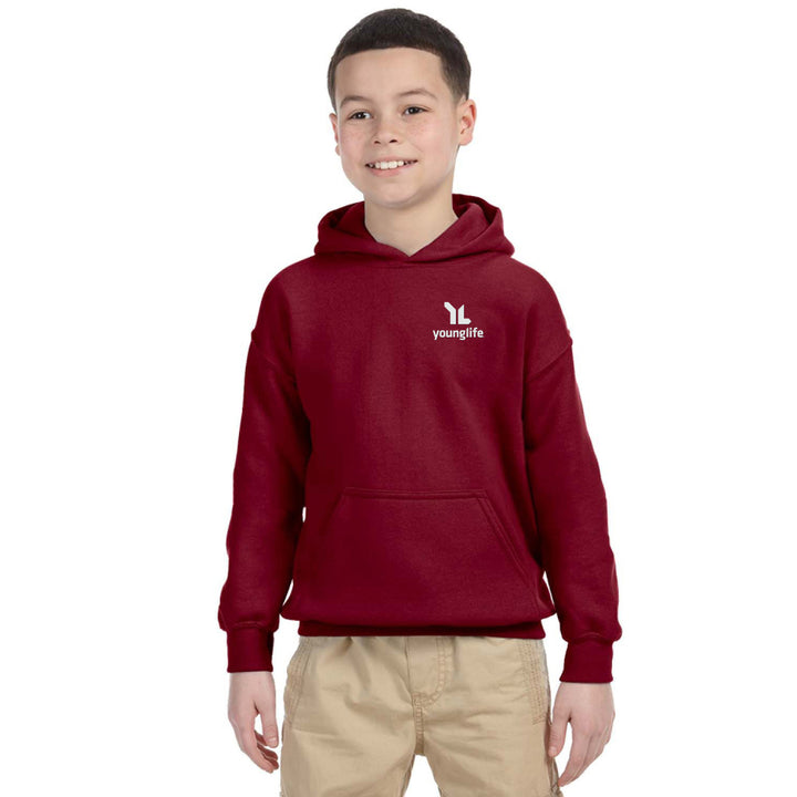 Gildan Youth Heavy Blend 50/50 Hooded Sweatshirt