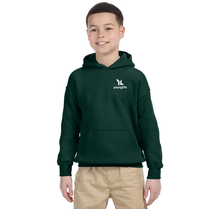 Gildan Youth Heavy Blend 50/50 Hooded Sweatshirt