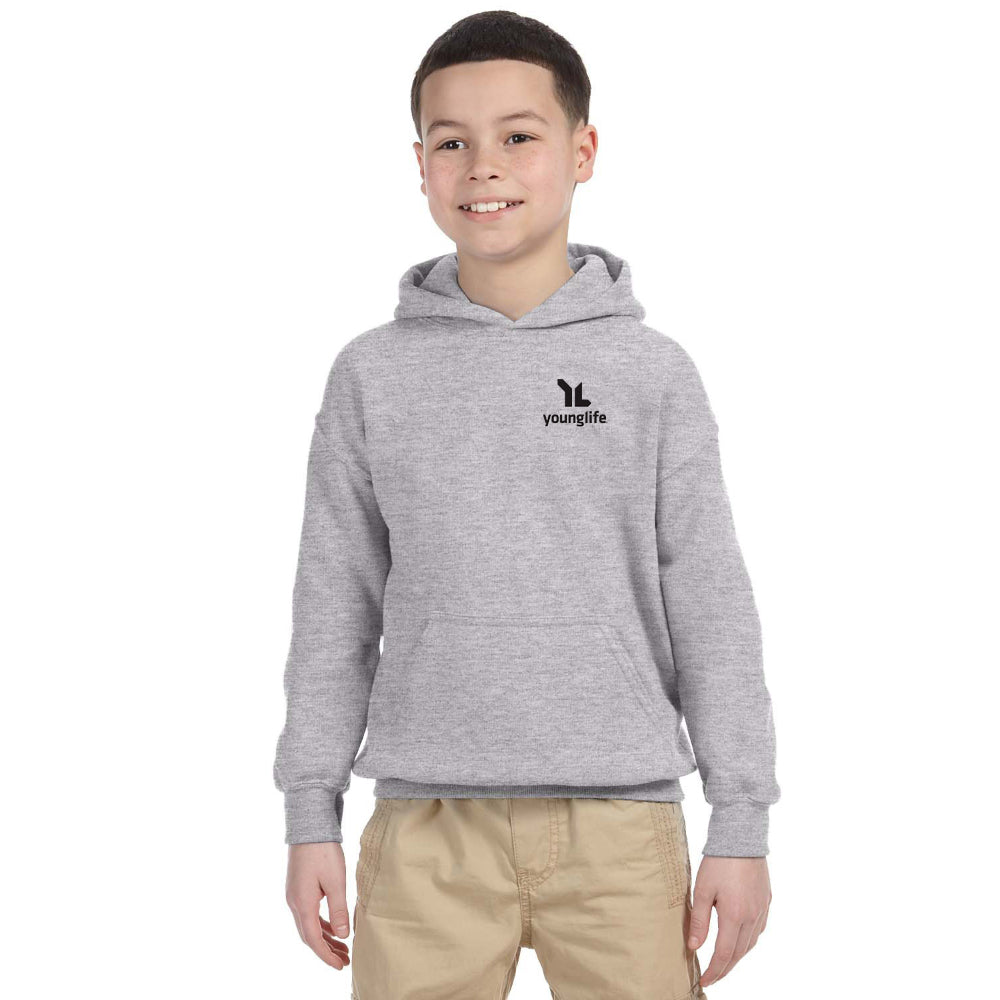 Gildan Youth Heavy Blend 50/50 Hooded Sweatshirt