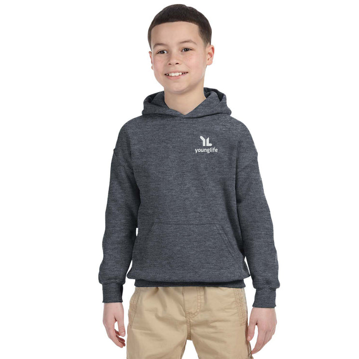 Gildan Youth Heavy Blend 50/50 Hooded Sweatshirt