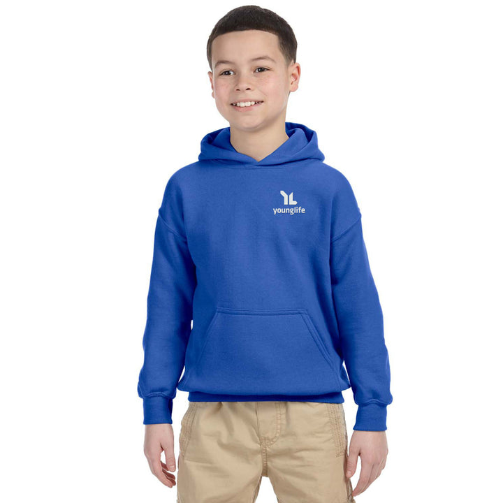 Gildan Youth Heavy Blend 50/50 Hooded Sweatshirt