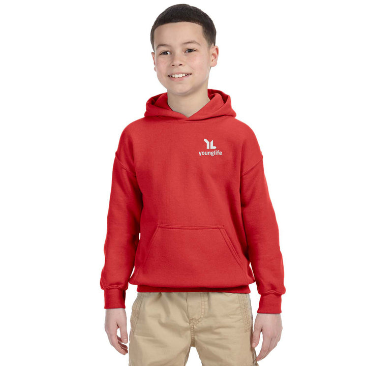 Gildan Youth Heavy Blend 50/50 Hooded Sweatshirt