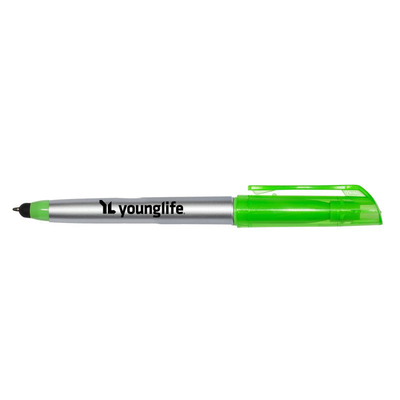 Custom Highlighter Pen with Stylus