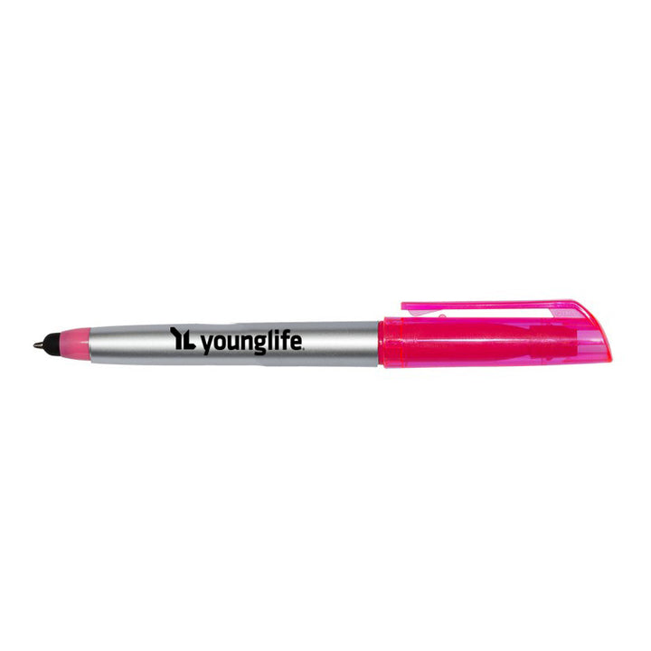 Custom Highlighter Pen with Stylus